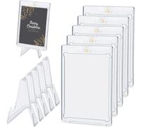 Mdy-35pt Protèges Cartes Magnétique,Magnetic Trading Card Holder Étui À Cartes De Collection De Jeu Card Avec Protection Uv Pour Jeux De Cartes À Collectionner De Protection Protege ¿