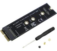 MDY-Adaptateur convertisseur M.2 NVME-SSD pour MacBook Air Pro Retina de 2013 à 2017, NVME/AHCI SSD, mise à niveau pour A1465, A1466, A1398, A1502
