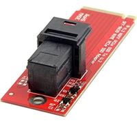 MDY-Adaptateur U.2 U2 Kit SFF-8639 NVME PCIe SSD pour carte mère Intel SSD 750 p3600 p3700 M.2 SFF-8643 Mini SAS HD