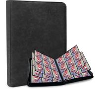 Mdy-Album De Cartes À Collectionner Album Porte Carte Grand Classeur Carte Avec 30 Pages 540 Poches, Livre Rangement Carte Pu Carnet Rangement Carte Pour Collecter Cartes À Collectionner (Noir)