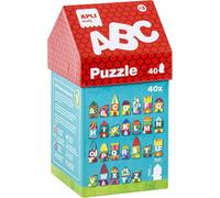 MDY-Apli Kids 14805 Puzzle Maisonnette ABC 40U, Multicolore
