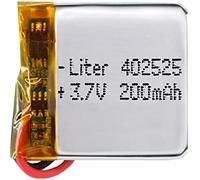 Mdy-Batterie 402525 Lipo 3.7v 200mah 0.74wh 1s 5c Liter Energy Battery Pour L'¿¿Lectronique Rechargeable T¿¿L¿¿Phone Portable Smartwatch Gps - Ne Convient Pas ¿¿ La Radiocommande 27x25x4mm (200mah40