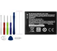 Mdy-Bl-L4e Batterie De Rechange Compatible Avec No-Kia 2660 Flip & No-Kia 8210 Ta-1480 Ta-1474 Ta-1469 Ta-1507 Ta-1494 Avec Kit D'outils