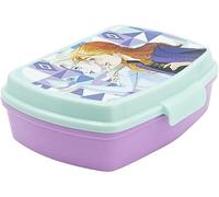 Mdy-- Boîte À Goûter La Reine Des Neiges - Lunch Box - Pour Enfant - Crèche - Maternelle - Ecole - Vacances - Repas - 17 Cm - Idée Cadeau - Violet/Bleu