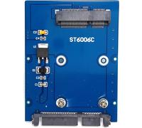 MDY-CableCC Adaptateur de disque dur PCBA Mini PCI-E mSATA SSD vers 2,5"" SATA 3.0 22 broches