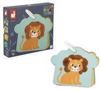 Mdy-- Cartes Tactiles Savane - 7 Cartes Reliées Avec Anneau - Jouet D'eveil - Jouet Educatif Toucher Et Motricité - Certifié Fsc - Dès 1 An, J02694