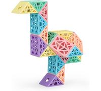 MDY-Casse Tete Serpent Magique 24 Pièces Magic Snake Snake Cube Magic Snake Cube Jeu de Casse-tête pour Fête, Sac Cadeau, Anniversaire et Fête Jouets pour Enfants Garçon Fille