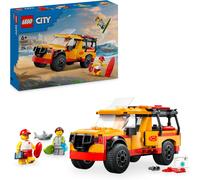 MDY-City Le véhicule de secours de la plage - Jeu de construction pour garçons et filles dès 6 ans avec un requin - Jeu de rôle sur le thème du sauvetage - Idée cadeau pour les amateurs d'océan 60453