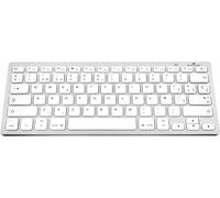 MDY-Clavier QWERTY Filaire pour Mac - Touches concaves et silencieuses, Clavier pour Mac QWERTY - Comprend Ñ - 13 raccourcis multimédia, Adaptateur USB/USB-C - Nouveau 2022 (Bluetooth)