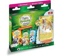 Mdy-- Coffret Booster - 3 Booster Défi Nature Protect + 1 Carte Totem Brillante Tigre Du Bengale - 1 Poster Avec La Liste De Tous Les Animaux - Dès 7 Ans - 710312