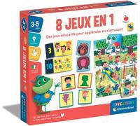 Mdy- Coffret Éducatif 8 Jeux En 1 Pour Enfants 3¿5 Ans+ Puzzle, Loto, Mémo, Séquences, Couleurs, Silhouettes Jeu Préscolaire Autonome Chiffres Et Quantités Idée Cadeau