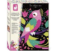 Mdy-- Coffret Fils Tendus - Animaux De La Jungle - Les Ateliers Déco - Kit Loisirs Créatif Enfant - 2 Tableaux À Réaliser - Motricité Fine Et Concentration - Dès 8 Ans, J07970