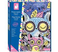 MDY-- Coffret Peinture Magique Bonne Nuit - Les Ateliers du Calme - Loisir Créatif - 6 Tableaux Animaux - 6 ans,J07875