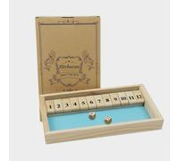 Mdy-Deluxe Shut The Box Jeu De Dés En Bois À 2 Joueurs (Bleu)