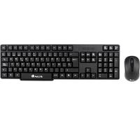 MDY-Euphoria Kit idioma Portugués (QWERTY) - Combo Teclado y Ratón inalámbrico 2.4GHz, Clicks silenciosos. Compatible Con Mac/Windows/Linux/Android/Tablet/TV. Negro