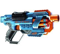 MDY-Hasbro Elite 2.0, Commander RD-6, Blaster à Fléchettes en Mousse avec Barillet Rotatif et 12 Fléchettes, Jouet pour Enfants, Filles et Garçons dès 8 Ans Jeux d'extérieur, Parfait pour l'été
