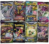 Mdy-Heartforcards® Booster Mystère Pokémon (Boosters Anglais Aléatoires) Et Protection D'expédition Heartforcards®, (1 Booster)