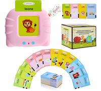 Mdy-Italiano Standard, Flashcard Giocattoli Educativi Per Bambini Da 1-6 Anni,192 Fogli 384 Parole Giocattoli Per L'apprendimento Audio, Giocattoli Sensoriali Montessori Per La Logopedia Dell'autismo