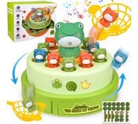 MDY-Jouet de Grenouille Sauteuse, Jeu de Catapulte de Grenouille, Plateau Tournant de Grenouille D'éjection de Dessin Animé Multi-Personnes, Catapult Frog Turntable, Jumping Frog Toy (A)