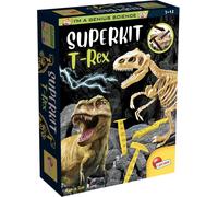 MDY-Lisciani - Kit T-Rex - Déterre le bloc et construis le squelette du dinosaure - Jeu éducatif scientifique pour enfants á partir de 7 ans
