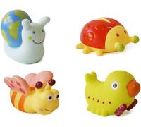 MDY-LUDI - Animaux arroseurs en Plastique pour Jouer dans Le Bain. Dès 6 Mois. 4 Animaux de la Campagne : Escargot, Coccinelle, Abeille et Chenille. Jouet à emmener à la Plage - Aspergeurs Nature - 2