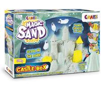 MDY-MAGIC SAND Sable Magique Château Fluorescent Sable cinétique qui brille dans le noir 700 g Sable à modeler avec accessoires Atelier créatif enfant 29787