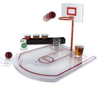 Mdy-Mg3039 Jeu À Boire Basket, Pp/Verre, Blanc, 24 X 31 X 22,5 Cm