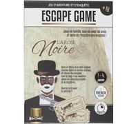 Mdy-, Mg3479, Plongez Dans L'aventure Avec Jeu Escape Game La Rose Noire De Résolvez Des Énigmes À Paris, Incarnez Gabin Et Découvrez Le Meurtrier. 78 Cartes, Dès 16 Ans.