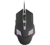 MDY-MM024, Souris Gaming RGB, Capteur Optique 4000 DPI, Switchs M¿¿caniques Huano, ¿¿clairage RGB Flow, R¿¿glage on-The-Fly 1200/2400 / 3200/4000 DPI, Compatibilit¿¿ Multiplateforme, Noir