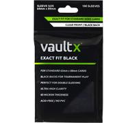 Mdy-Protèges-Cartes Ajustement Parfait Noirs, Souples, Haute Transparence, Pochettes Intérieures Avec Dos Noir Pour Tournois Compétitifs, Jeux De Cartes À Collectionner, Sports, Tcg (Lot De 100)