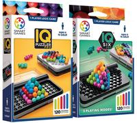 Mdy-Smart Games - Iq Puzzler Pro + Iq Six Pro Jeux De Logique Jeu De Reflexion Jeux Educatif 8 Ans Jeux De Société Enfant Jeux De Voyage Enfant Puzzle Enfant