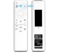 MDY-Solaire Telecommande pour Samsung, BN59-01432A Telecommande Vocale pour Samsung Smart TV, Télécommande Infrarouge avec Netflix, Prime Video, Dis-ney(Blanc)