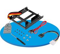 MDY-sonero® kit de cadre de montage SSD, 2x SSD 2,5"" à 3,5"" incl, accessoires