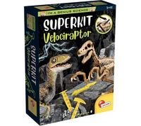 MDY-Super Kit Déterre le bloc et construis le squelette-Jeu educatif cientifique pour enfants á partir de 7 ans, 80632, SUPERKIT VELOCIRAPTOR