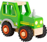 Mdy-Tracteur En Bois Pour Les Enfants De 18 Mois Et Plus, Certifié Fsc® 100%, Convient Également Aux Jeux, Vert