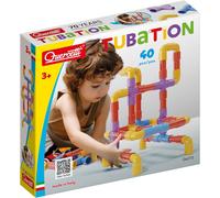 MDY-Tubation, Jeux de Construction, Jouet Enfant 3 Ans, Jeux Educatif, Construction Mécanique, Montessori, Kits de Loisirs Créatifs, 40 Tubes Colorés pour Structures 3D, Made in Italy