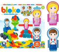 MDY-\u2013 Coffret 50 avec 2 Figurines Famille \u2013 Dès 12 Mois \u2013 Fabriqué en Europe \u2013 Jouet de Construction Enfant 1er âge - 6 Versions \u2013 503536