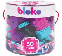 MDY-\u2013 Tube de 50 BIoko Rose \u2013 Dès 12 Mois \u2013 Fabriqué en Europe \u2013 Jouet de Construction 1er âge \u2013 503532