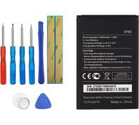 Mdy-Wiko 3702 Batterie Compatible Avec Wiko Lenny 1 Lenny 2 Lenny 3 Jerry Avec Kit D'outils 2000 Mah