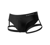 MdybF Caleçon Homme Les sous-Vêtements Mous Respirants du Bas du Corps pour Hommes sont des Mémoires sans Dossiers-Noir-M