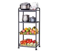 MDybf Étagère Pliable Cuisine Plancher Multicouche étagère végétale de Fruits et légumes Panier de Rangement