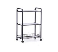 MDybf Étagère Pliable Cuisine Plancher Multicouche étagère végétale de Fruits et légumes Panier de Rangement