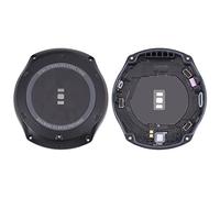 MDYH HDZ Atjjj Couvercle de boîtier arrière avec Objectif en Verre pour la frontière Samsung Gear S3 SM-R760 (Color : Black)