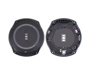 MDYH HDZ Atjjj Couvercle de boîtier arrière avec Objectif en Verre pour la frontière Samsung Gear S3 SM-R760 (Color : Black)