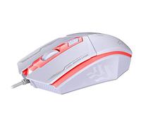 MDYHMC DLT AYSMG 199 USB 1600DPI Souris de Jeu Optique Filaire Filaire réglable à Trois Vitesses, Longueur: 1,3 m (Noir) (Color : White)