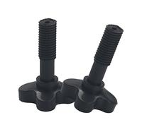 MDYNI Lot de 2 boutons de fixation en plastique M12 pour balançoire de jardin - Fixations en plastique pour fixer le cadre de l'auvent au cadre de la balançoire