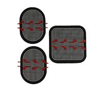 MDYNI Lot de 3 électrodes en gel auto-adhésives EMS Trainer - Coussinets en gel de rechange pour stimulation abdominale et ABS - Traitement de la douleur, croissance musculaire, tonification et