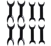 MDYNI Lot de 8 écarteurs orthodontiques en forme de T en plastique à double tête pour blanchiment des dents