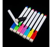 MDYNI Lot de 8 marqueurs magnétiques effaçables pour tableau blanc - Pour bureau et école