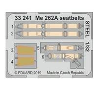 (EDP33241) - Eduard Photoetch Zoom 1:32 - Me 262A seatbelts Steel